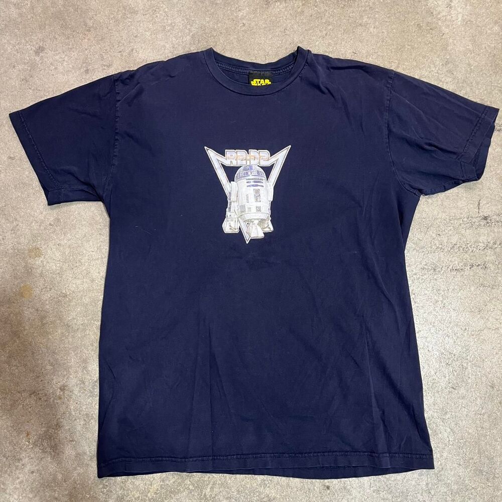 Star-wars Men's Navy and Blue T-shirt